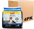 Glad for Pets XL Charcoal Training Pads, Heavy Duty Leak-Resistant Puppy Pee Pads with Activated Carbon Odor Control, Quick-Dry Quilted Top, Indoor Potty & Crate Liner, 24 x 24 in, 100 Count - 4 Pack