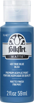 FolkArt K401 Acrylic Paint, 2 oz, True Blue