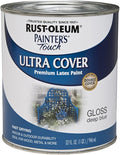 Rust-Oleum 224428T Brush 224428 Painter's Touch Latex Paint, Quart, Gloss Deep Blue, 1 (Pack of 1)