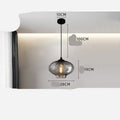 Nordic Creative Glass Chandelier Cafe