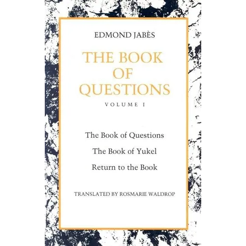 The Book of Questions: Book of Yukel, and Return to the Book - Paperback