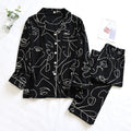 Thin Cardigan Plus Size Cotton Lapel Home Service