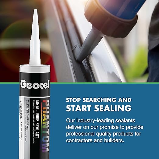 24-Pack of 10 Oz. Geocel GC55103 Black 4500 Roof Bonding Sealant