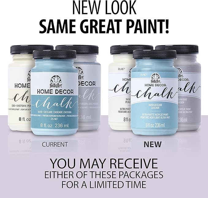FolkArt Home Décor Chalk Finish Paint Set (2 Ounce), PROMOFAHDC