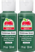 Apple Barrel Acrylic Paint in Assorted Colors (2-Ounce), 20529 Christmas Green (Pack of 2)