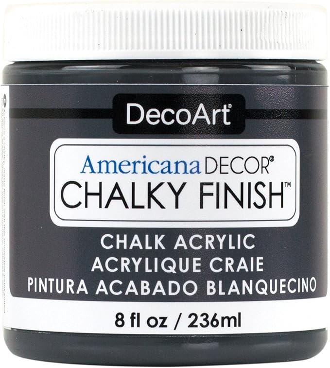 DecoArt Americana Chalky Finish Paint, 8-Ounce, Relic, Metallic