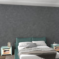 3yecao 16"×354" Thick Grey Concrete Wallpaper Peel and Stick Waterproof Glossy Industrial Gray Concrete Contact Paper Vinyl Wrap Self Adhesive Cement Tile Sticker for Bedroom Bathroom Office Gym Walls