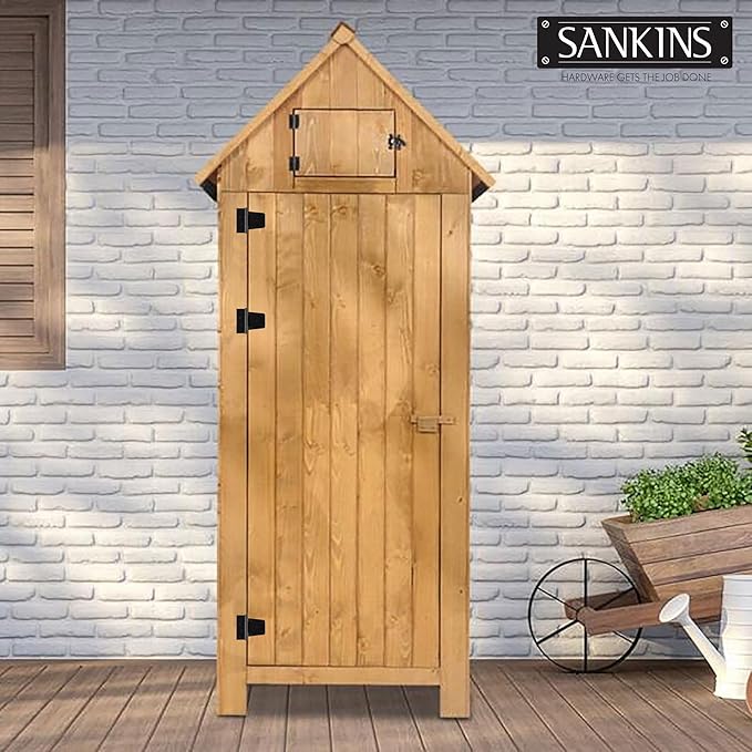 3-1/2" Heavy Duty Gate Hinges, Black Iron Door Hinges with Screws, Durable Gate Strap Hinges for Wooden Fences Gate Shed Barn Door, 6pcs