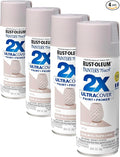 Rust-Oleum 334092 Painter's Touch 2X Ultra Cover Spray Paint, 12 oz, Satin Smokey Beige (Pack of 4)