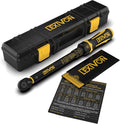 LEXIVON Torque Wrench, 1/4-Inch Drive, Dual Scale 30-250 IN-LB (3.4-28.2 N·m), Premium Rubber-Grip Handle, Deluxe Hybrid Case (LX-TW14)