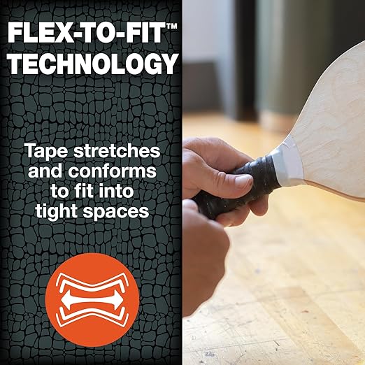 T-REX Flexible Waterproof Tape - Heavy Duty Adhesive Waterproofing Tape for Repair, Leaks, Roof Patches - Extreme Weather & UV Resistance - White, 1.88" x 30 ft. (Pack of 2)