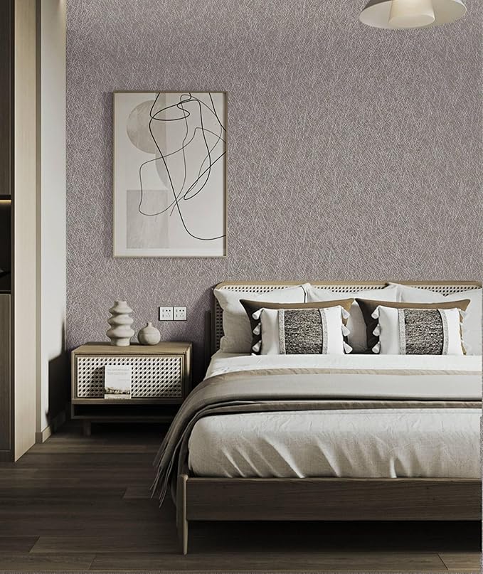 Taupe Peel and Stick Self Adhesive Wallpaper Countertop Contact Paper | Removable Self Adhesive Waterproof Bathroom Wallpaper 15.7" X 118" Kitchen Vinyl Wrap for Cabinet Wall Cover Paper