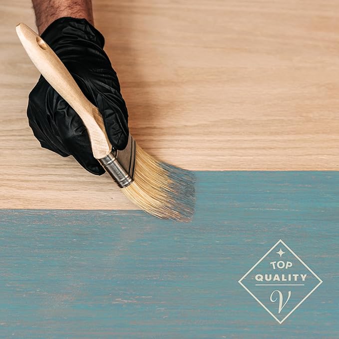Varathane Premium Fast Dry Wood Stain | 1 Hour Dry Time | 1 Coat Color | Interior Wood Stain | Furniture, Cabinets, Doors, Trim | Quart | Vintage Aqua