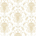 Dimoon Beige Peel and Stick Wallpaper Coastal Contact Paper Bathroom Ocean Wallpaper Boho Jellyfish Renter Friendly Waterproof for Cabinet Kitchen Bedroom Vinyl 17.3''x394''