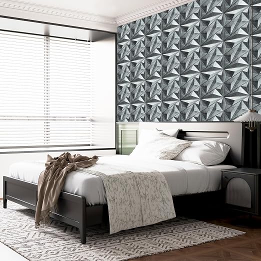 33 Pack 3D Wall Panel Diamond for Interior Wall Décor, PVC Textured Wall Panels, 12''x12'' Cover 32.Sq.Ft. Patina Bronze | PVC Accent Wall Panels for Interior Wall Decor, Living Room Lobby Bedroom Hotel Office