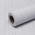 White Grasscloth Peel and Stick Wallpaper Vintage Texture Removable Waterproof Wallpaper for Room Walls, Cabinets, Furniture, Drawers, Desk A Set of 23.6"x480"