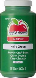 Apple Barrel Acrylic Paint in Assorted Colors (16 Ounce), 21136 Kelly Green