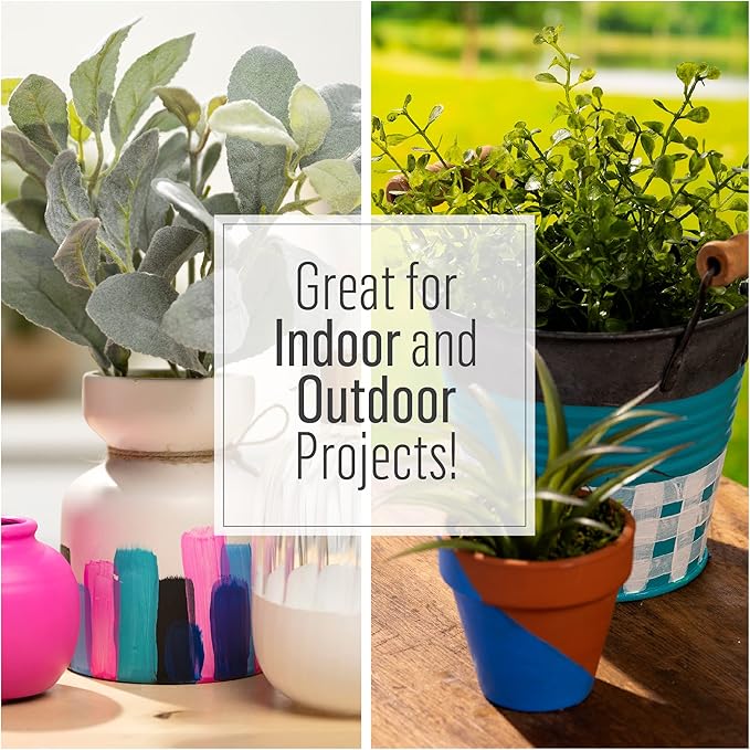 FolkArt Multi Surface Acrylic Paint Set Pastel Colors, Count, 2 Fl Oz (Pack of 16)