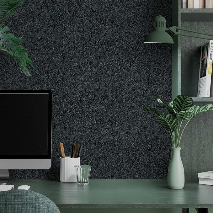 Dark Green Peel and Stick Self Adhesive Wallpaper Countertop Contact Paper | Removable Waterproof Bathroom 15.7" X 196.8" Kitchen Vinyl Wrap for Cabinet Countertops Wall Counter Top Paper