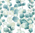 Timeet Peel and Stick Wallpaper Boho Leaf Contact Paper Removable Self Adhesive Vinyl Wall Paper Green and White Wall Mural Decoral for Cabinets and Drawers Countertops Waterproof 17.7"x 78.7"