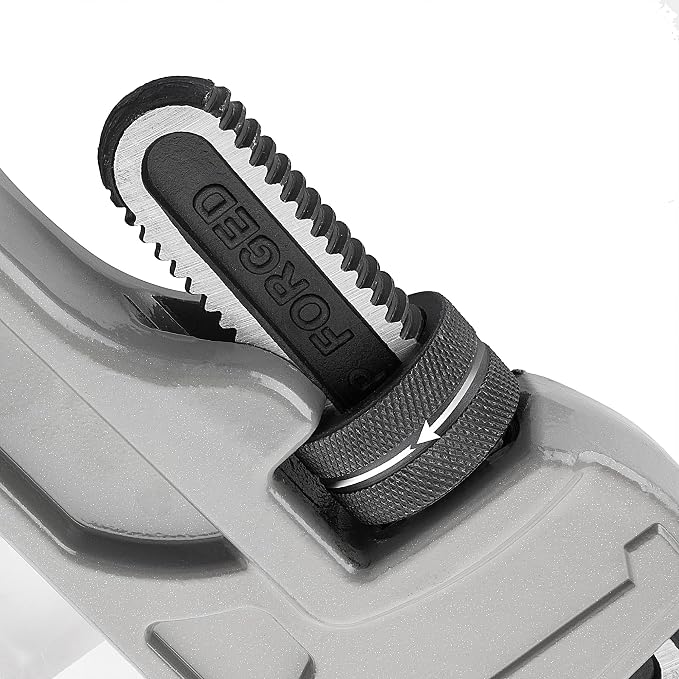 DURATECH 36-inch Aluminum Straight Pipe Wrench, Adjustable Plumbing Wrench | Heavy Duty, Drop Forged, Exceed GGG standard