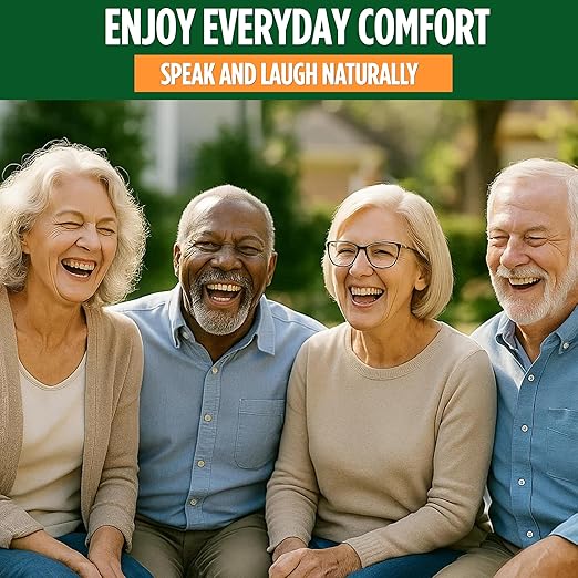 E&E Upper & Lower Denture Reline Kit – 3–6 Month Long-Lasting Soft Silicone Reliner, Refit Loose Dentures, Cushions Gums & Delivers Secure All-Day Comfort