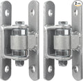 Heavy Duty Bolt on Sealed Bearing Outdoor Gate Hinges - Bolt onto Gate and Post for Large Heavy Driveway Gates Up to 1100 Pounds, Adjustable Yoke Pivot CI3700 Gate Hinge (Sold as a Pair)