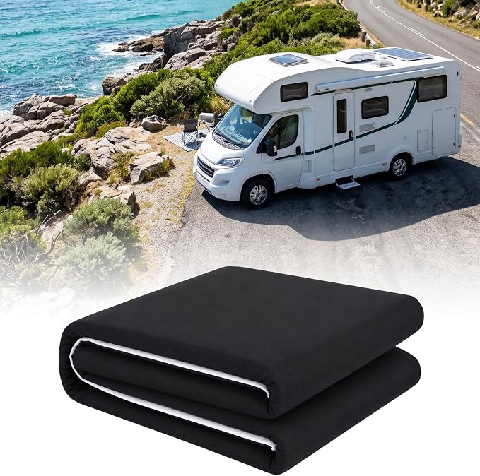 Automotive Camper Van Insulation, 16.5in x 26.24ft, 36sqft | 20mm Thick Soundproof Material, R5.45 Thermal & Sound Barrier