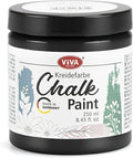 Viva Decor Chalk Paint (Carbon Black) 8.45oz - Featuring a Chalky & Matte Finish, this paint is perfect for crafting Shabby Chic & Vintage looks on wood furniture and decor pieces