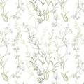 Timeet Floral Peel and Stick Wallpaper Botanical Wildflower Self Adhesive Wall Paper Removable Plant Vine Contact Paper for Living Room Bedroom Accent Decor 17.3" x 400"