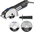 Dremel US40 Ultra-Saw Corded Mini Circular Saw Tool Kit with 3 Cutting Wheels and Auxiliary Handle