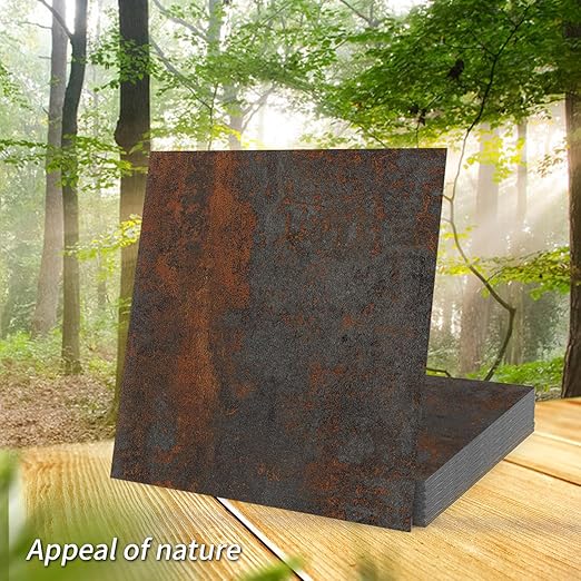 Art3d Peel and Stick Floor Tile, 30-Pack 12 x 12in. Covers 30 Sq.ft, Waterproof Vinyl Flooring Tiles Self Adhesive for Kitchen, Bathroom & Bedroom - Rust Granite