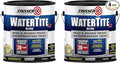 Zinsser 270267-2PK WaterTite LX Ultra Waterproofing Paint, Gallon, White, 2 Pack