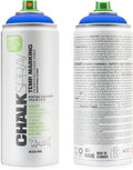 Montana Cans Montana Chalk Color Spray Paint, 400 Ml, Blue, 13.53 Fl Oz (Pack of 1)
