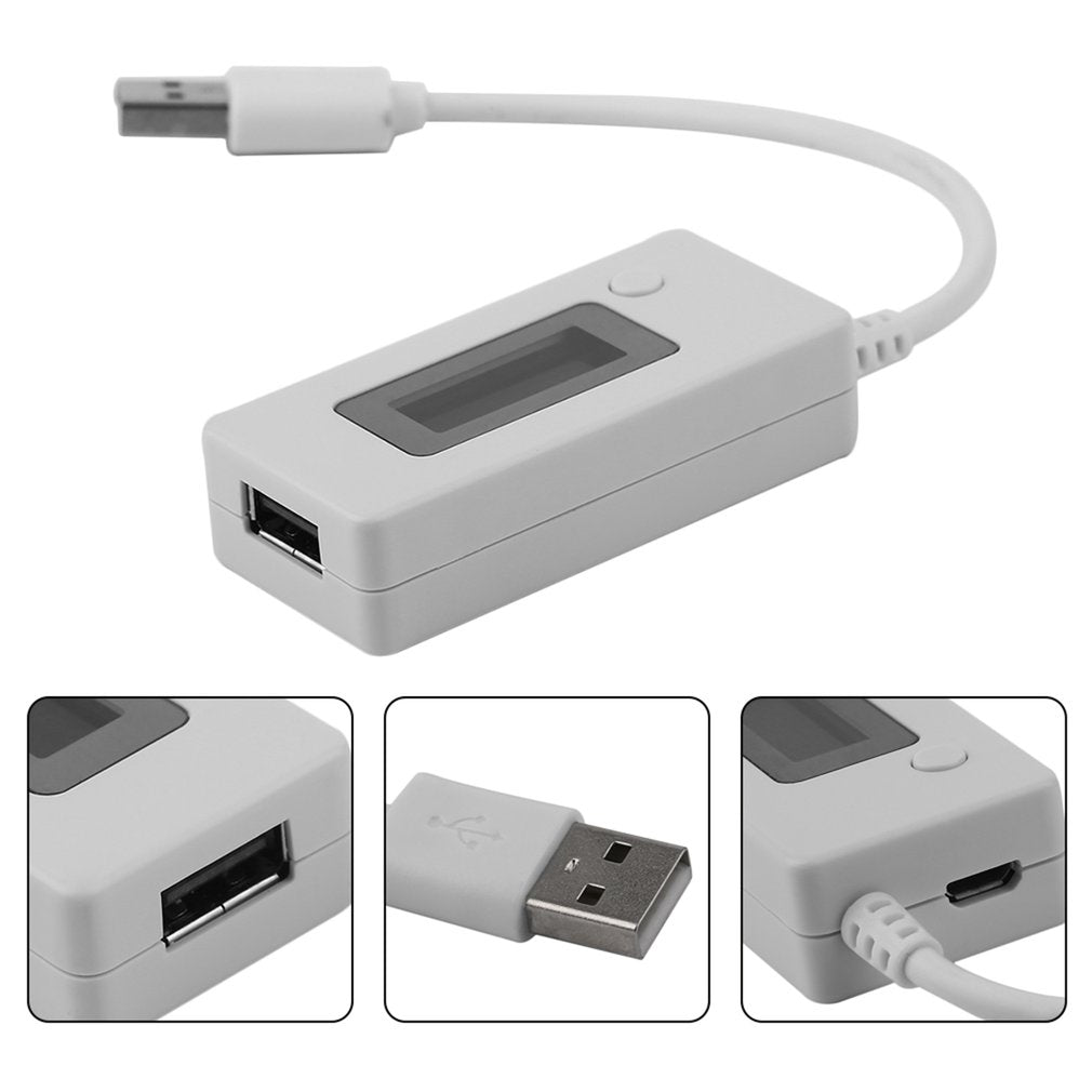USB current and voltmeter detector