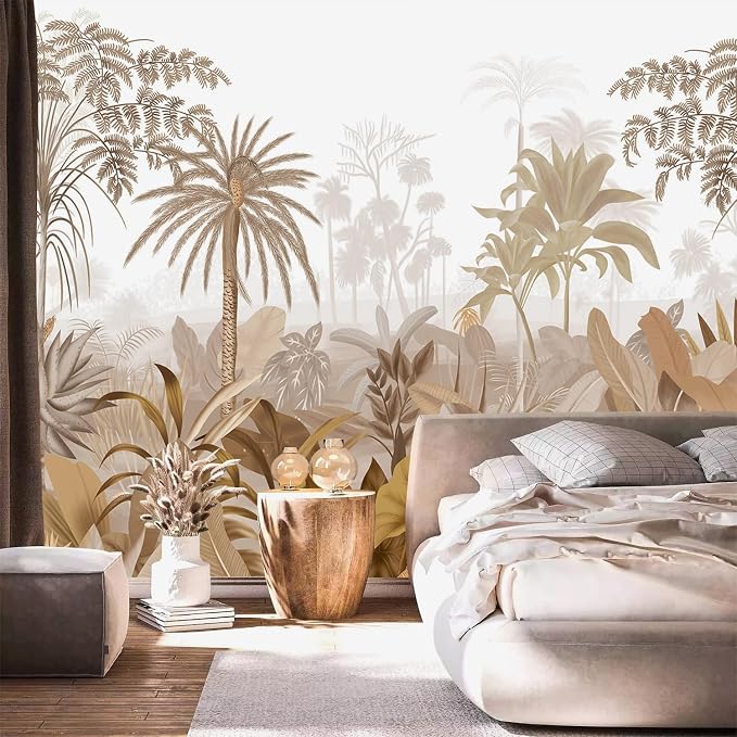 YQWDMX - Vintage Jungle Peel and Stick Wallpaper murals for Bedroom ZY18 L