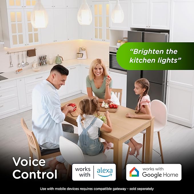Enbrighten 800 Series Z-Wave Paddle Dimmer, Long Range 800LR, Quick Fit, Simple Wire, Direct 3-Way (No Add-On Switch Needed), Smart Hub Required, Compatible with Alexa, Google Home, 76593