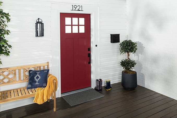 Rust-Oleum 369385 Advanced Dry Door & Trim Paint, Quart, Satin Cranberry