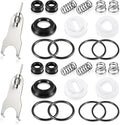 Dreyoo 2 Pack Bathroom Shower Faucet Repair Kit, Compatible with Delta/Peerless #RP3614 and Danco 88103, Compatible with Delta/Peerless Single Handle Faucets, #70 and #212 Ball, Stainless Steel