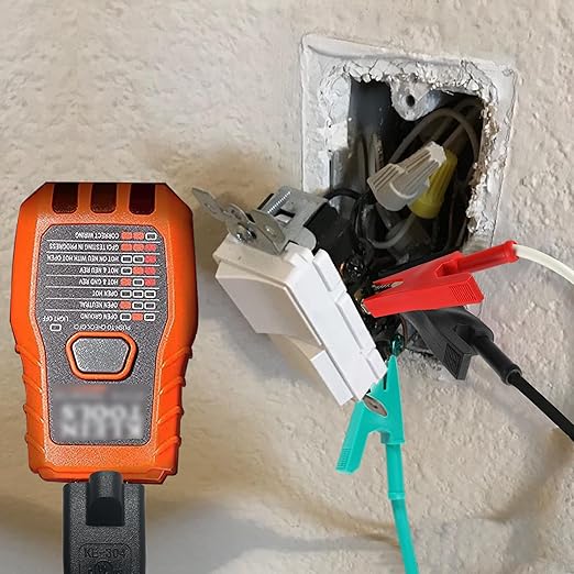 HVAC Adaptor Cord:Heavy Adaptor Cord Compatible with Yellow Jacket 69522 HVAC Tools Clearance and Equipment Circuit Breaker Finder Curcuit Finder Accessory Kit Compatible with RT250, ET300 ET310
