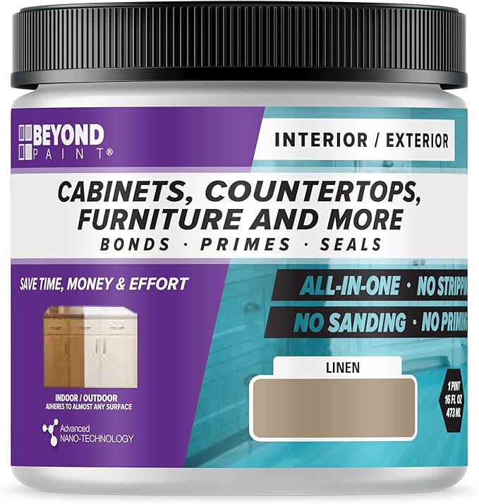 Beyond Paint Counter Top Paint - Pint - No Stripping No Sanding No Priming, Khaki