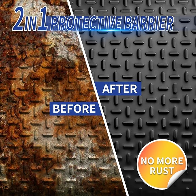 Rust Converter & Metal Primer -Removes Rust, Encapsulates & Protects, Works as Undercoating and Paint, Long-Lasting inhibitor for Cars, Trucks, Metal Surfaces(17.6 oz)