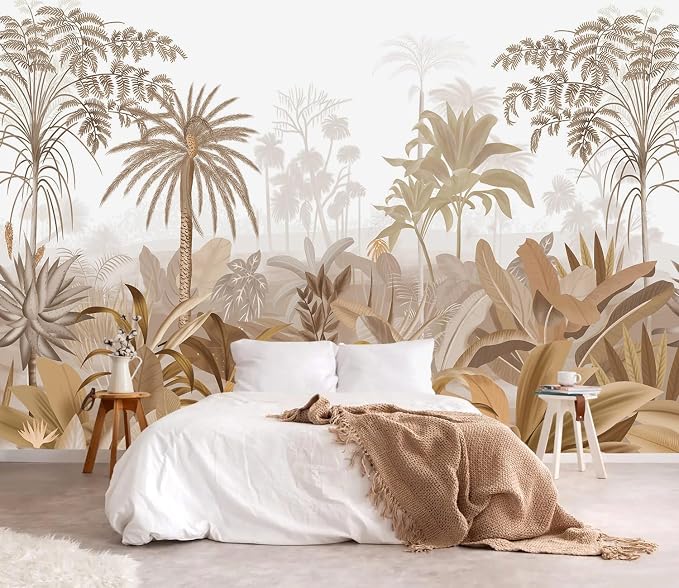 YQWDMX - Vintage Jungle Peel and Stick Wallpaper murals for Bedroom ZY18 L