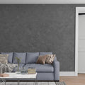 3yecao 31"×157" Big Roll Wide Thick Grey Concrete Wallpaper Peel and Stick Waterproof Glossy Gray Concrete Contact Paper Vinyl Wrap Self Adhesive Cement Sticker for Bedroom Bathroom Living Room Walls