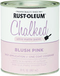 Rust-Oleum Blush Pink Chalked All-in-One Ultra Matte Paint | One Coat Coverage | No Primer, Sanding, Or Topcoat Needed | Easy Clean Up | Made in USA | 30 OZ