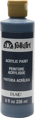 FolkArt Acrylic Paint in Assorted Colors (8 oz), , Navy Blue