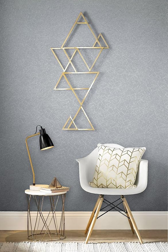 Safiyya 17.3 inch X 393 inch Wallpaper Silver Grey Silk Wallpaper Peel and Stick Textured Wall Paper Silk Removable Solid Color Contact Paper for Walls Vinyl Rolls