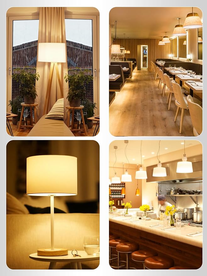 A19 LED Light Bulbs, 100 Watt Equivalent, 15W Soft Warm White 2700K, 1500 Lumens, E26 Standard Base, No Flicker Energy Saving Lamp Bulb for Home, Bedroom, Office, Living Room, Non-Dimmable, 3 Pack
