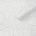 Heroad Peel and Stick Wallpaper Modern Floral Wall Paper Boho Grey Contact Paper Removable Self Adhesive Waterproof Wallpaper for Bedroom Bathroom Walls and Kitchen Cabinet Vinyl 17.3”x197”