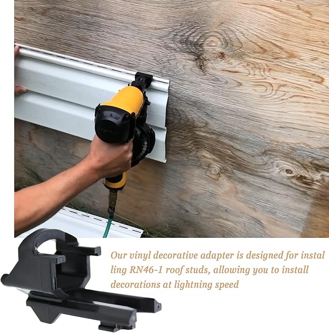 Vinyl Siding Adaptor Tips Compatible With Dewalt Vinyl Siding nailer Adaptor for Roofing Nailer Gun Cordless 20v DCN45RNB, DCN45RND1, DCN45RN (A1)